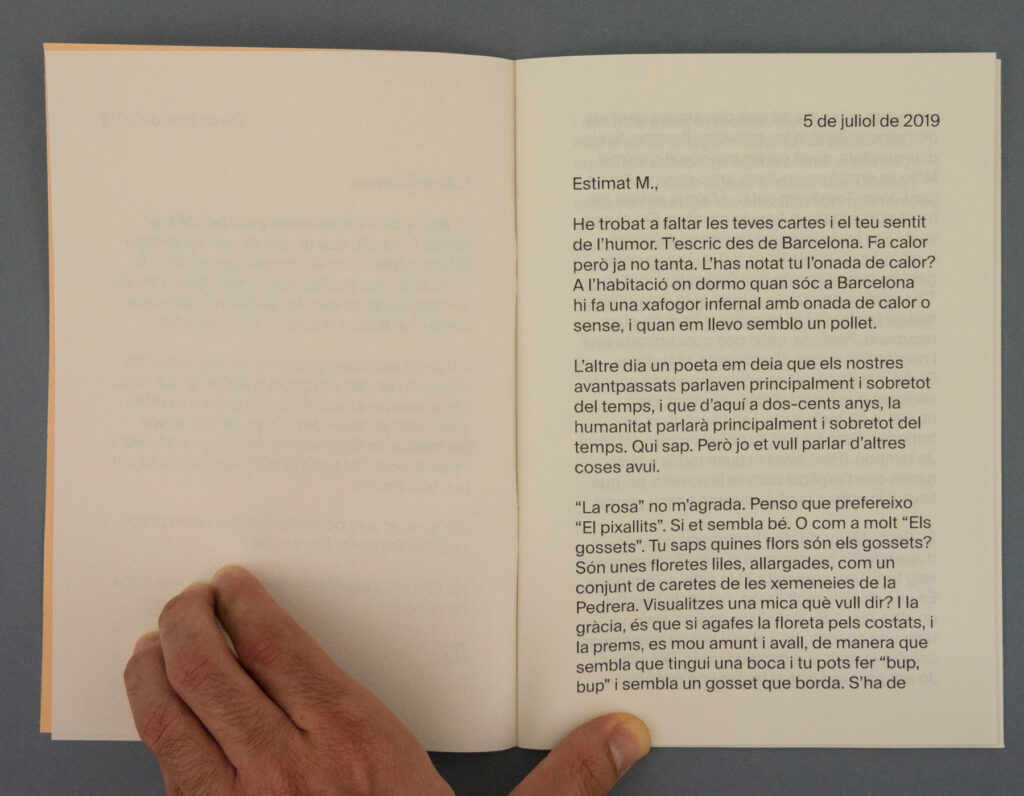 M’has parlat i t’he dit que vaig dir que no et digui, Alexandra Laudo, Taller Estampa, Irene Solà, 2024.